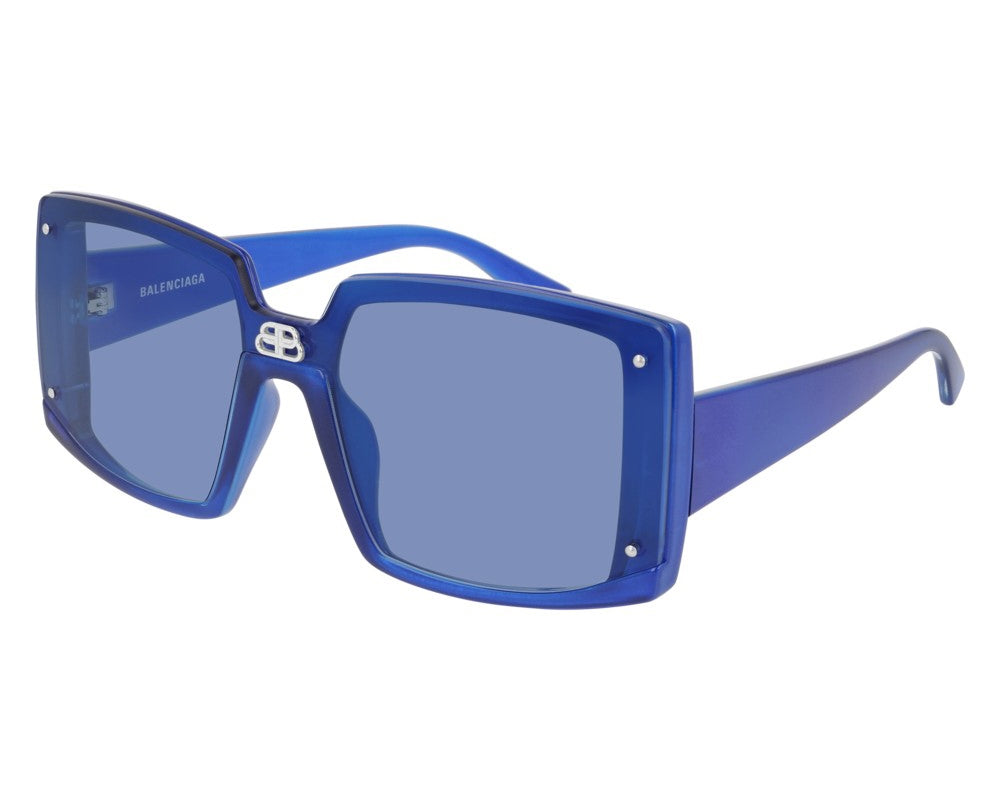 Balenciaga BB0081S Square Sunglasses in Blue
