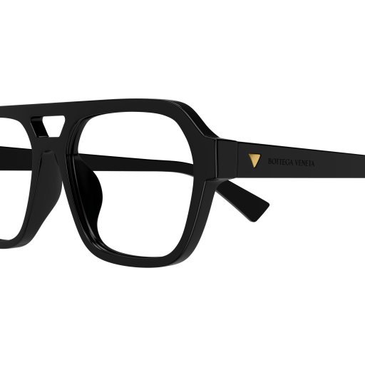 Bottega Veneta BV1336OA Black Pilot Frames