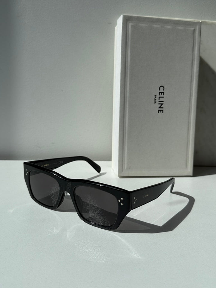 Celine CL40297U 3 Dots Black Unisex Sunglasses