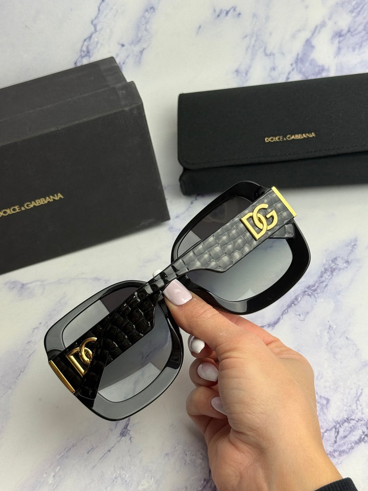 Dolce & Gabbana DG4513 3D Snake Black Sunglasses