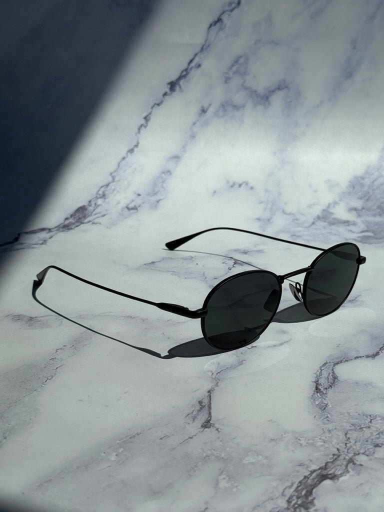 Saint Laurent SL799 Round Metal Sunglasses in Black