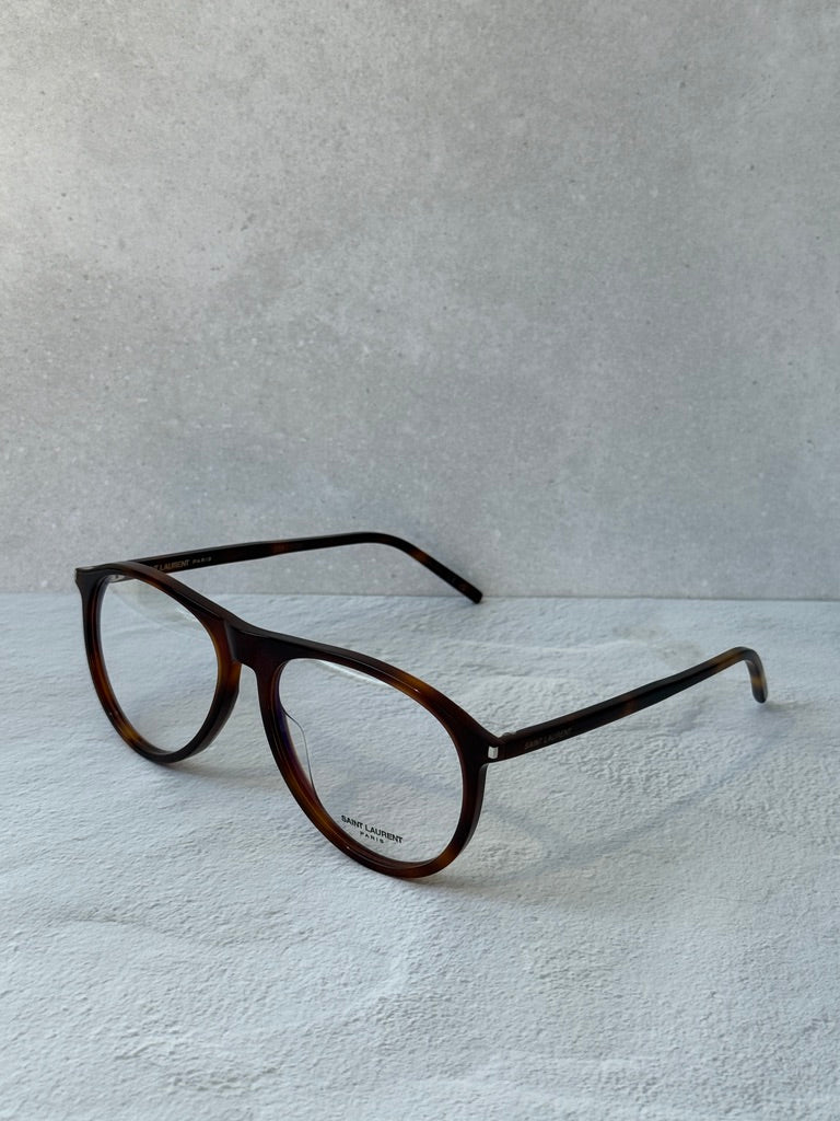 Saint Laurent SL667 Opt Bluelight Frames in Havana Brown
