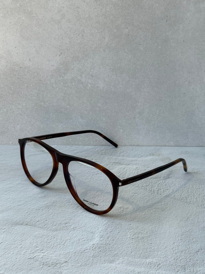 Saint Laurent SL667 Opt Bluelight Frames in Havana Brown