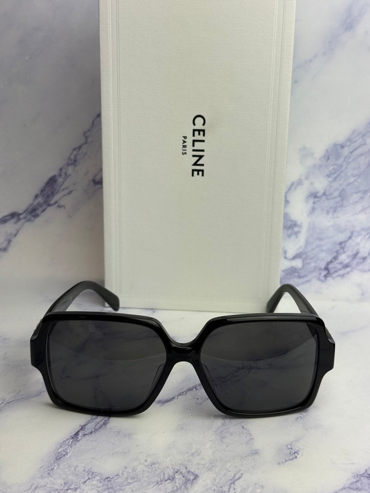 Celine CL40316U Black Square Triomphe Sunglasses