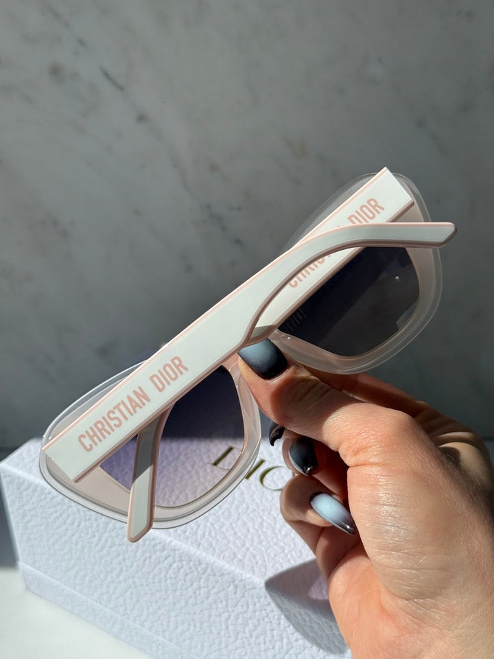 Dior Pacific B3U Cat Eye Sunglasses in Milky Pink