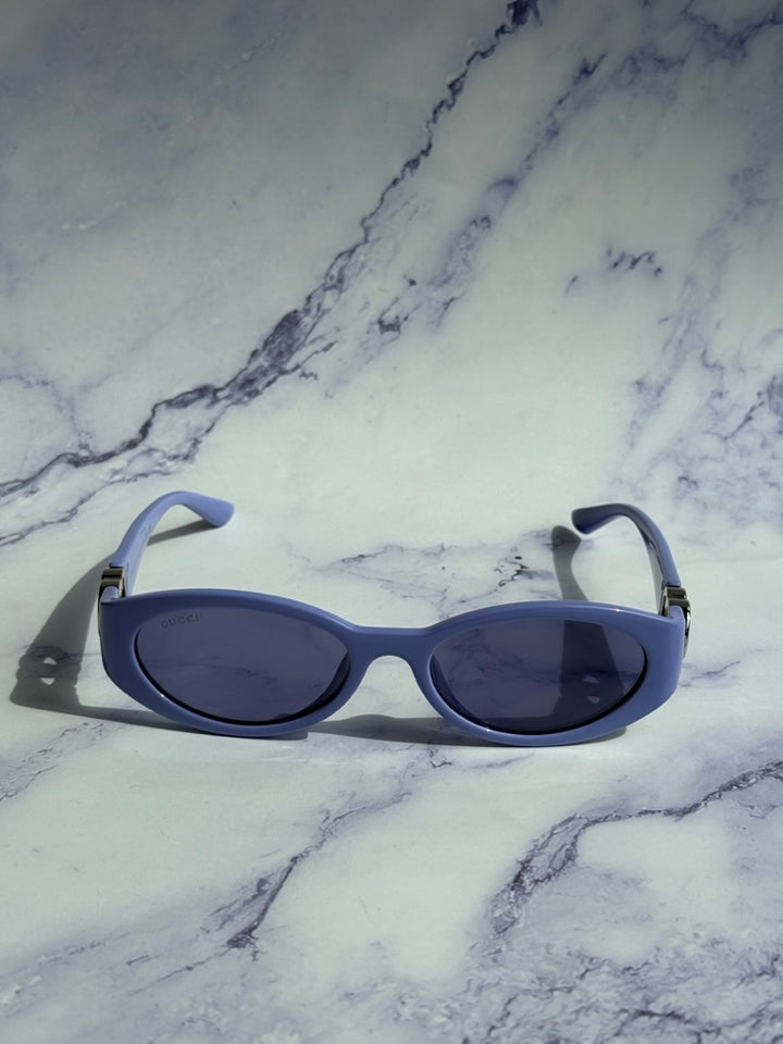 Gucci GG1662SA Oval Sunglasses in Lilac Purple