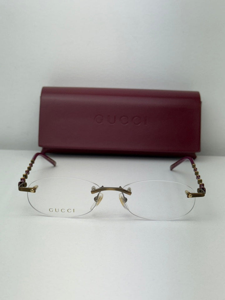 Monturas de ojos de gato Gucci GG0634O en marrón