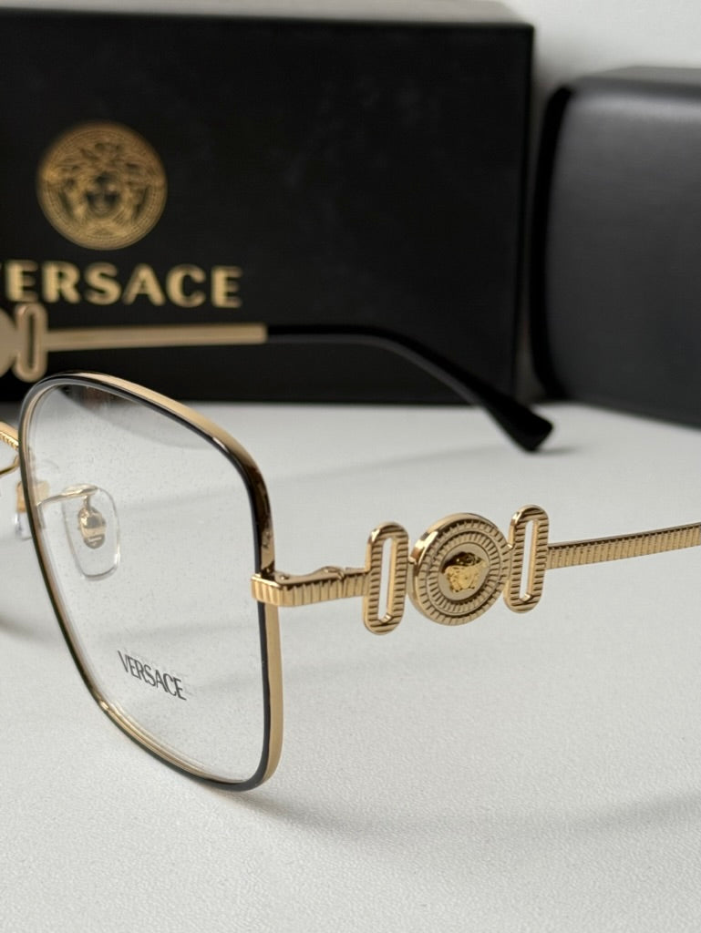 Versace VE1286D Black Gold Metal Frames