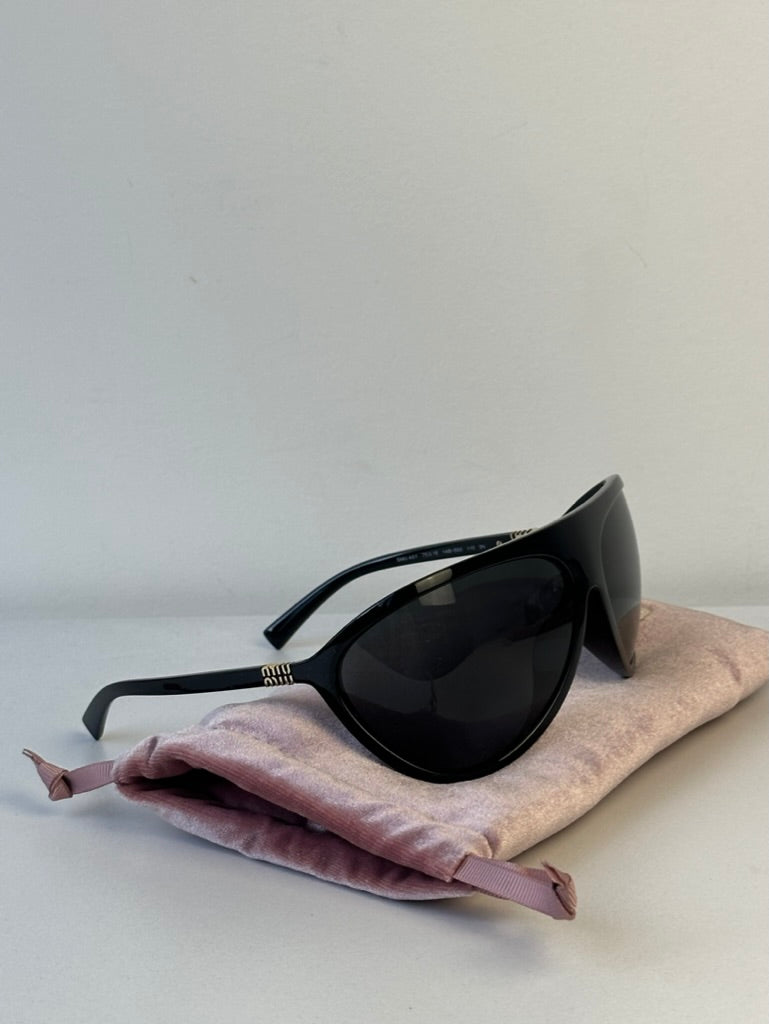 Miu Miu MU A01S Black Sunglasses