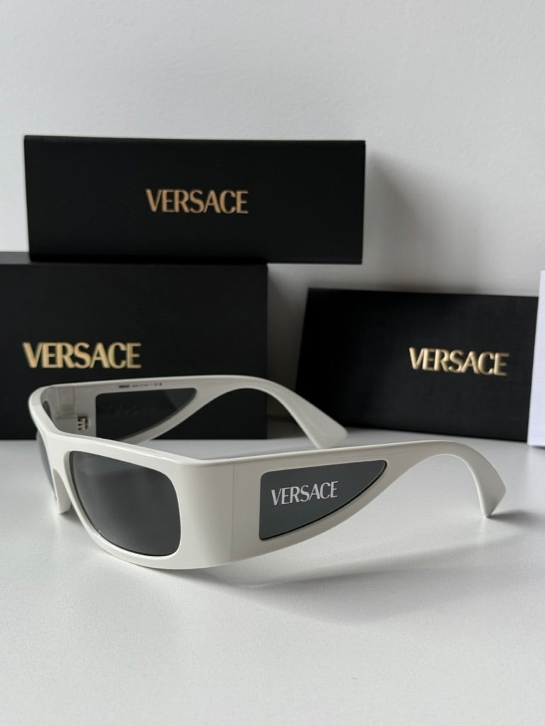 Versace VE4482 Mask Sunglasses in White