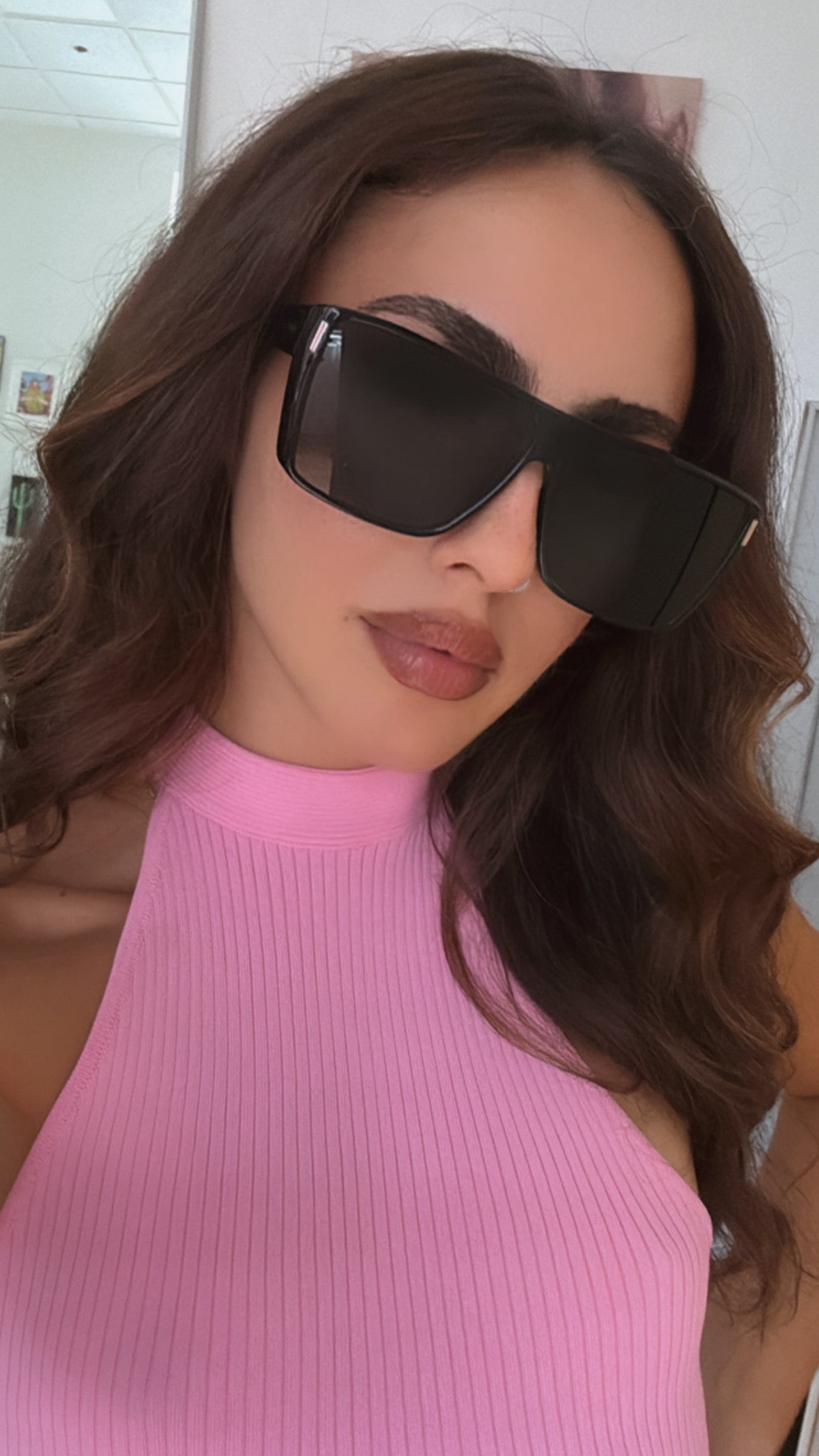 SAINT LAURENT SURF BLACK サングラス Saint Laurent SL756 Flat Top Sunglasses in Black – Designer Daydream