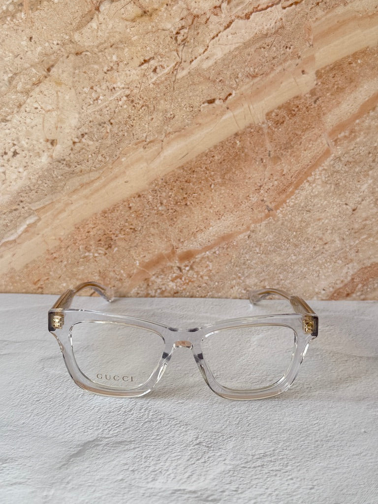 Gucci GG2066O Cat Eye Frames in Transparent Clear