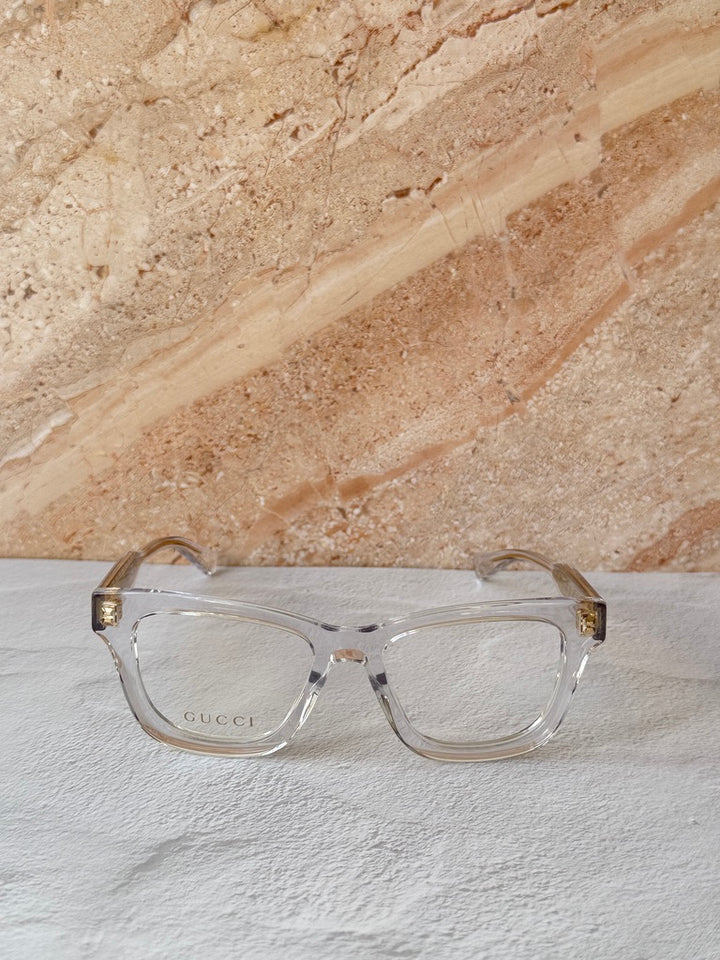 Gucci GG2066O Cat Eye Frames in Transparent Clear