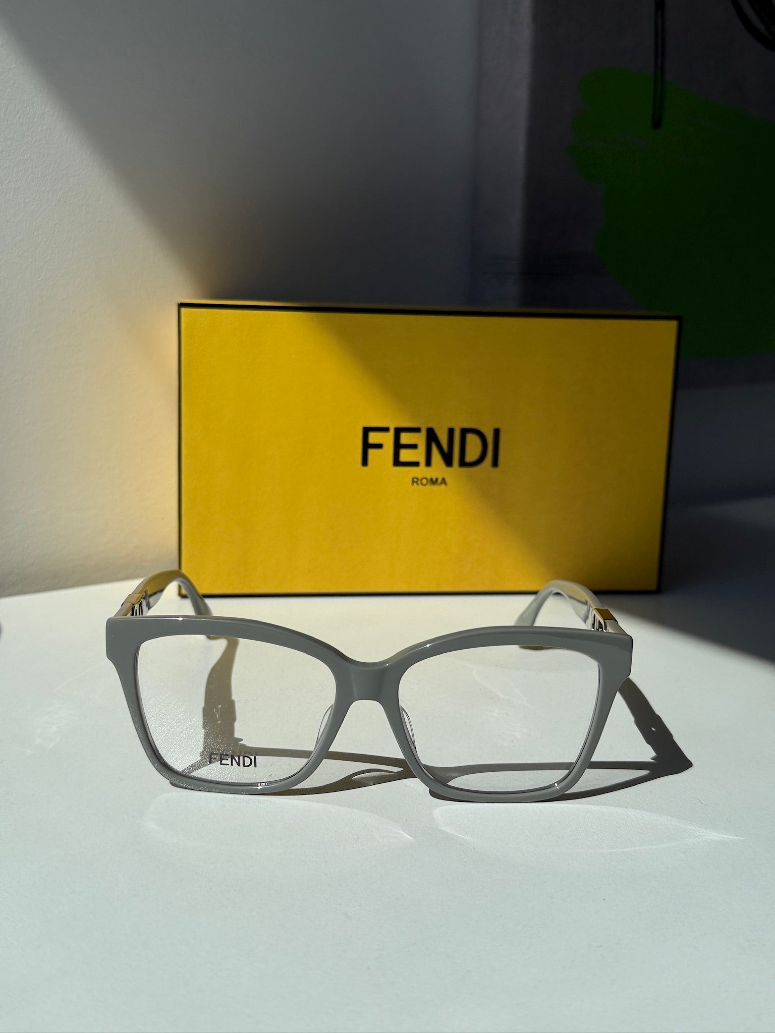 Fendi FE50025I F Lock Frames in Grey – Designer Daydream