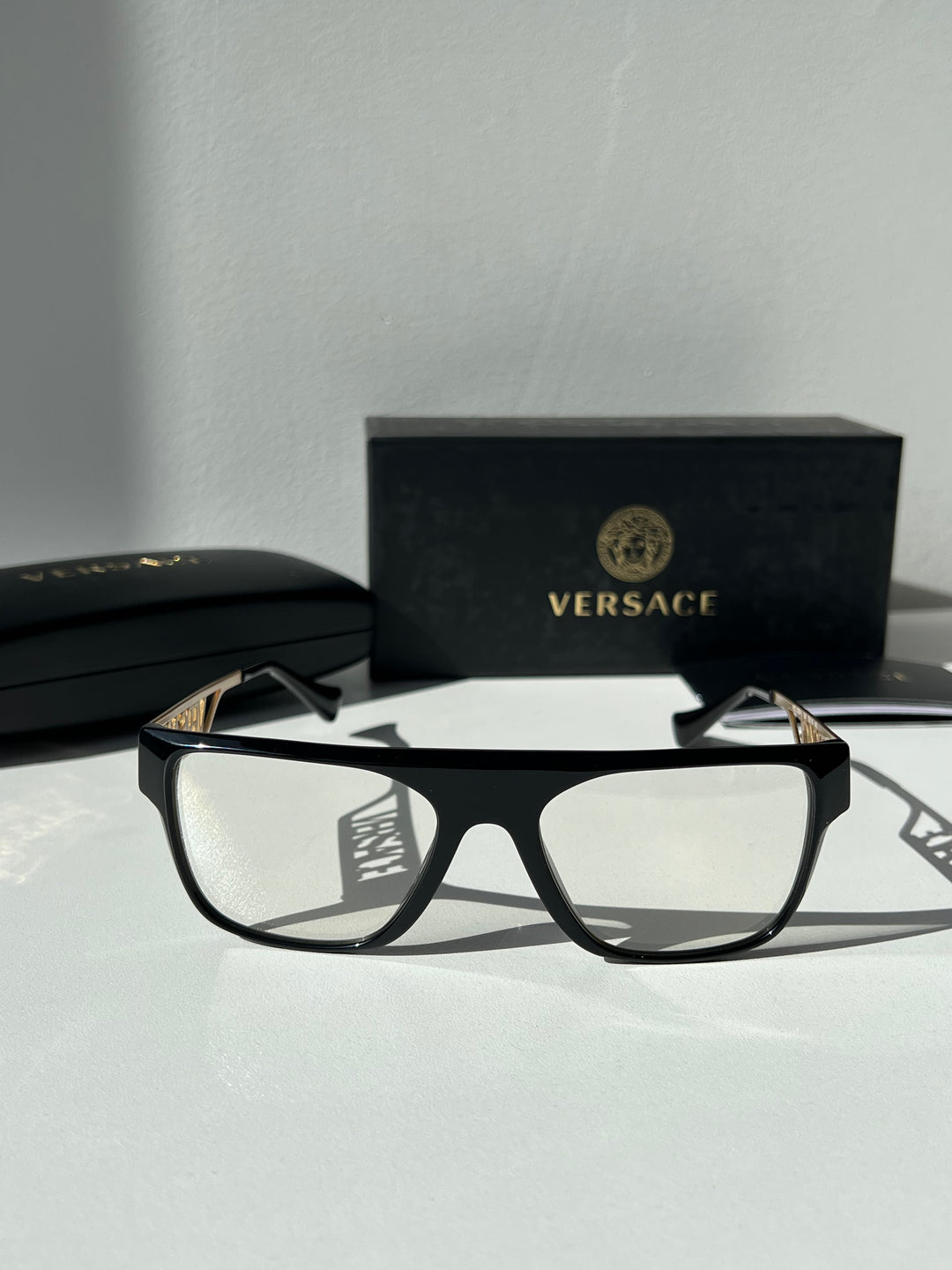 Versace VE3326U Black Gold Unisex Frames