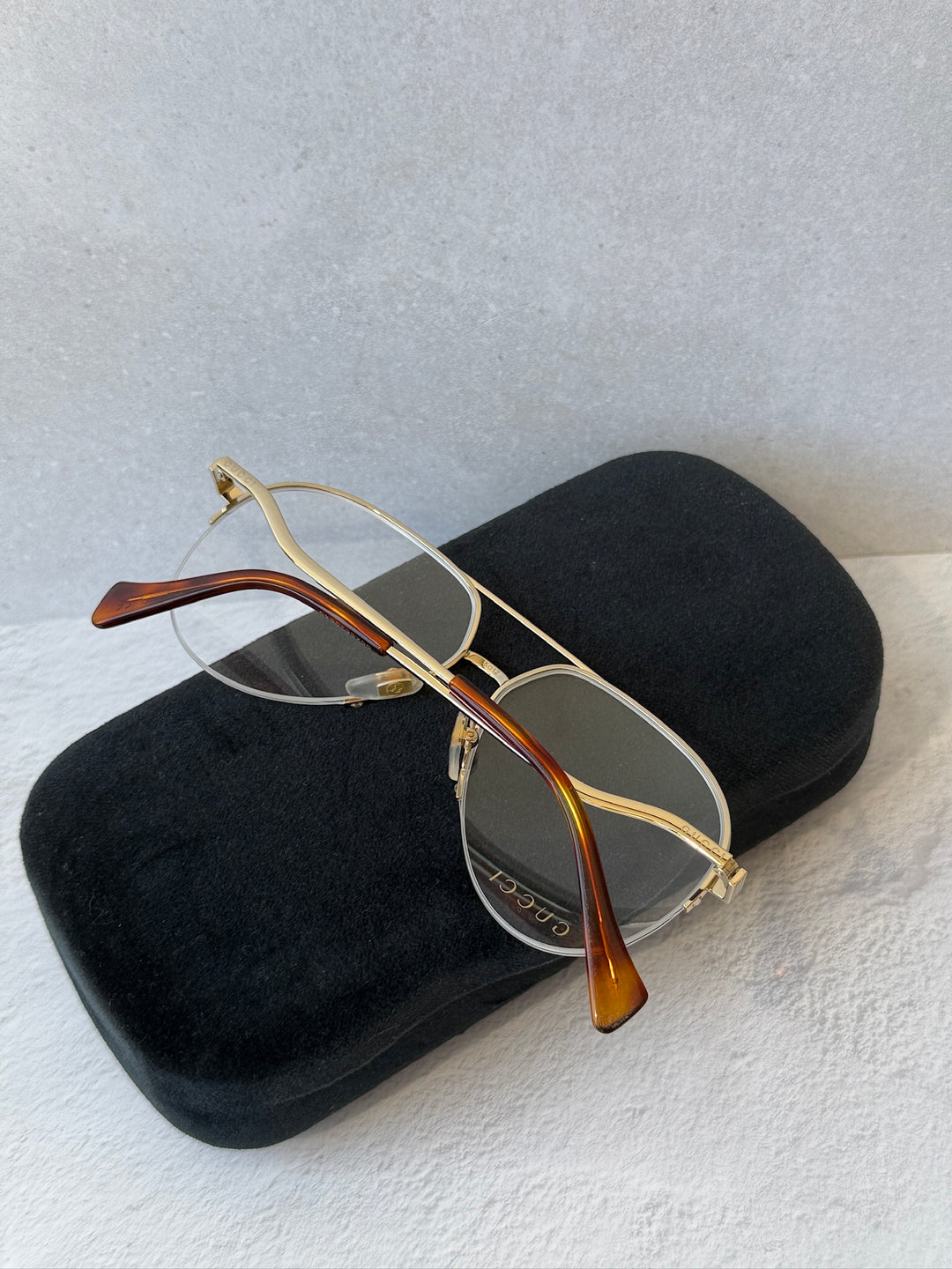Gucci GG0971O Oversized Aviator Frames in Gold