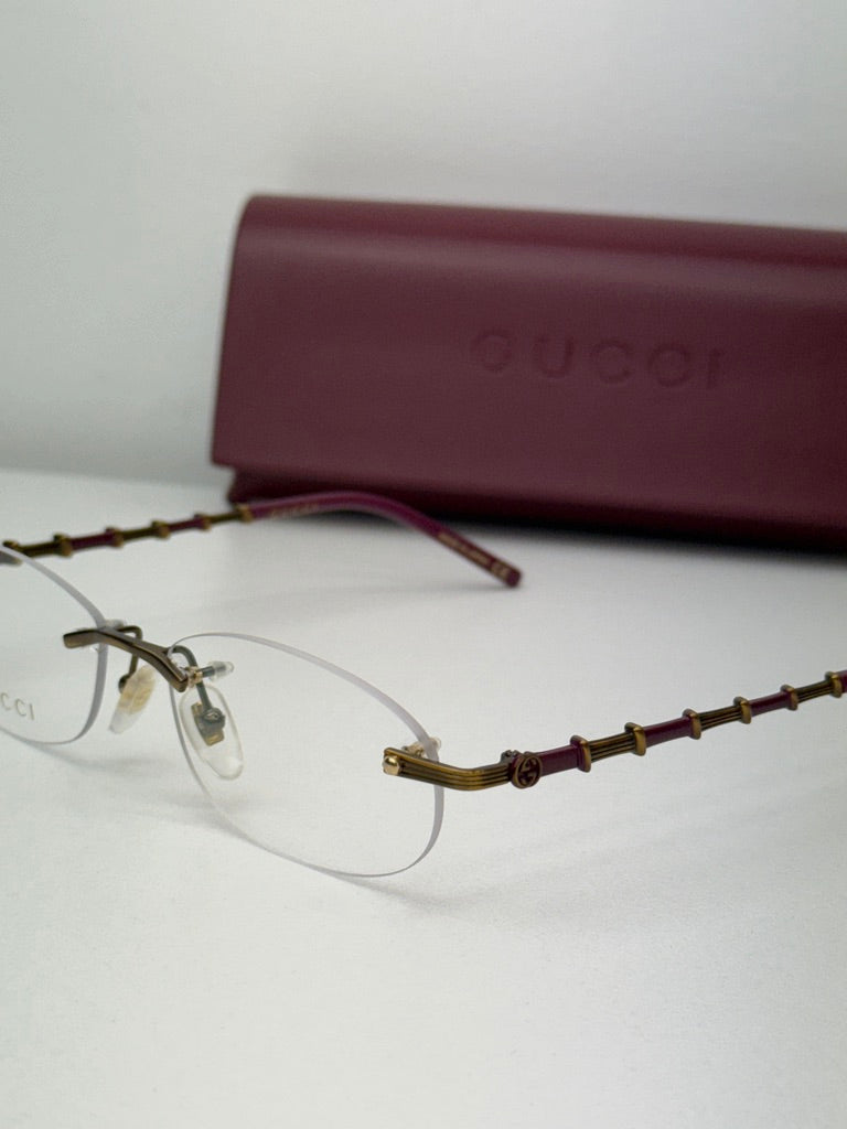 Monturas de ojos de gato Gucci GG0634O en marrón