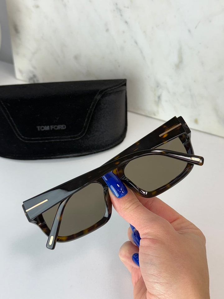 Tom Ford Ezra FT1075 Sunglasses in Brown Mirrored