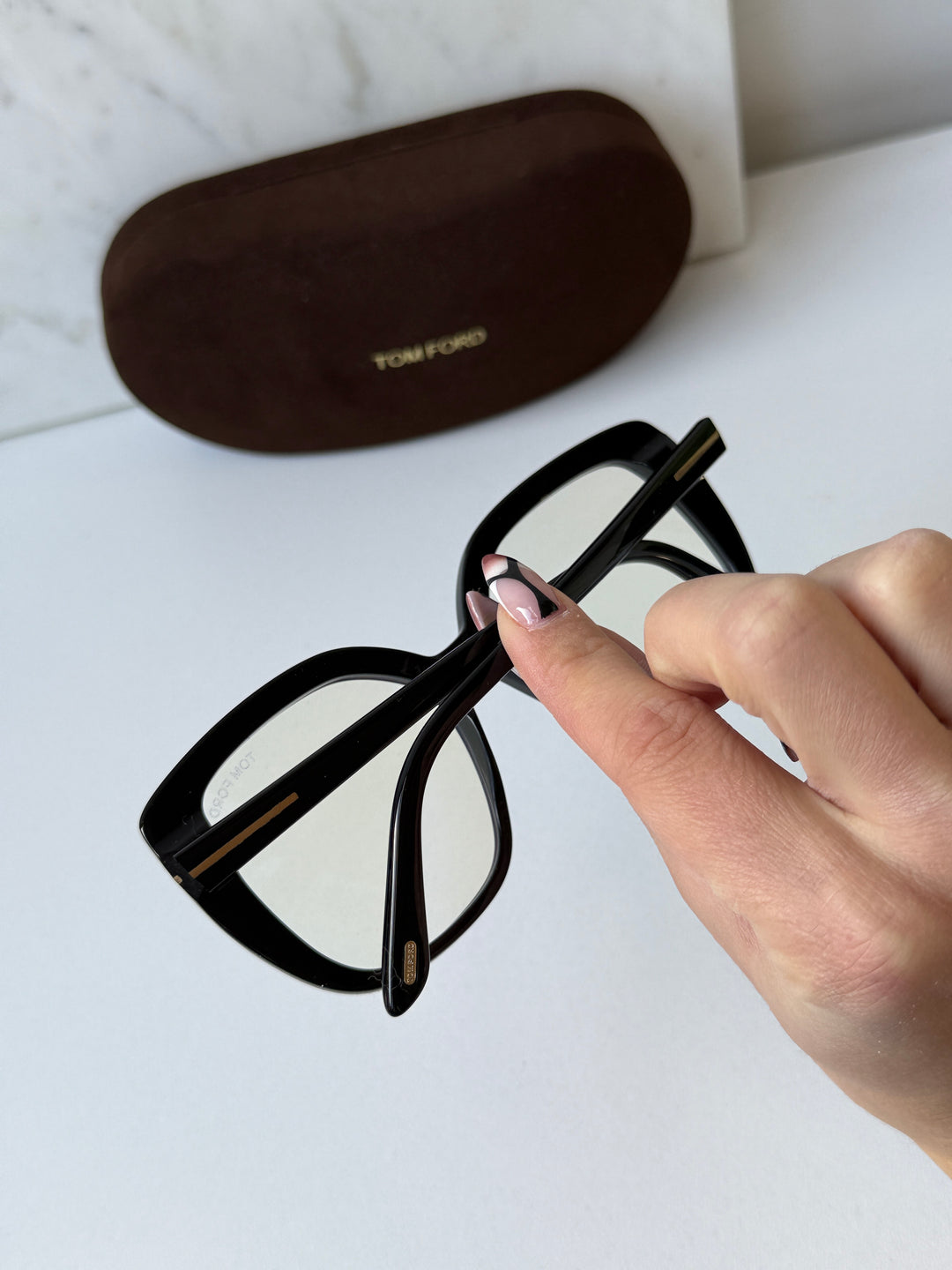 Tom Ford FT6043-B Black Oversized Bluelight Frames