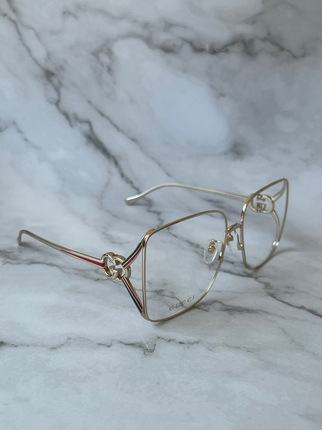 Gucci GG1321O Gold Metal Oversized Frames