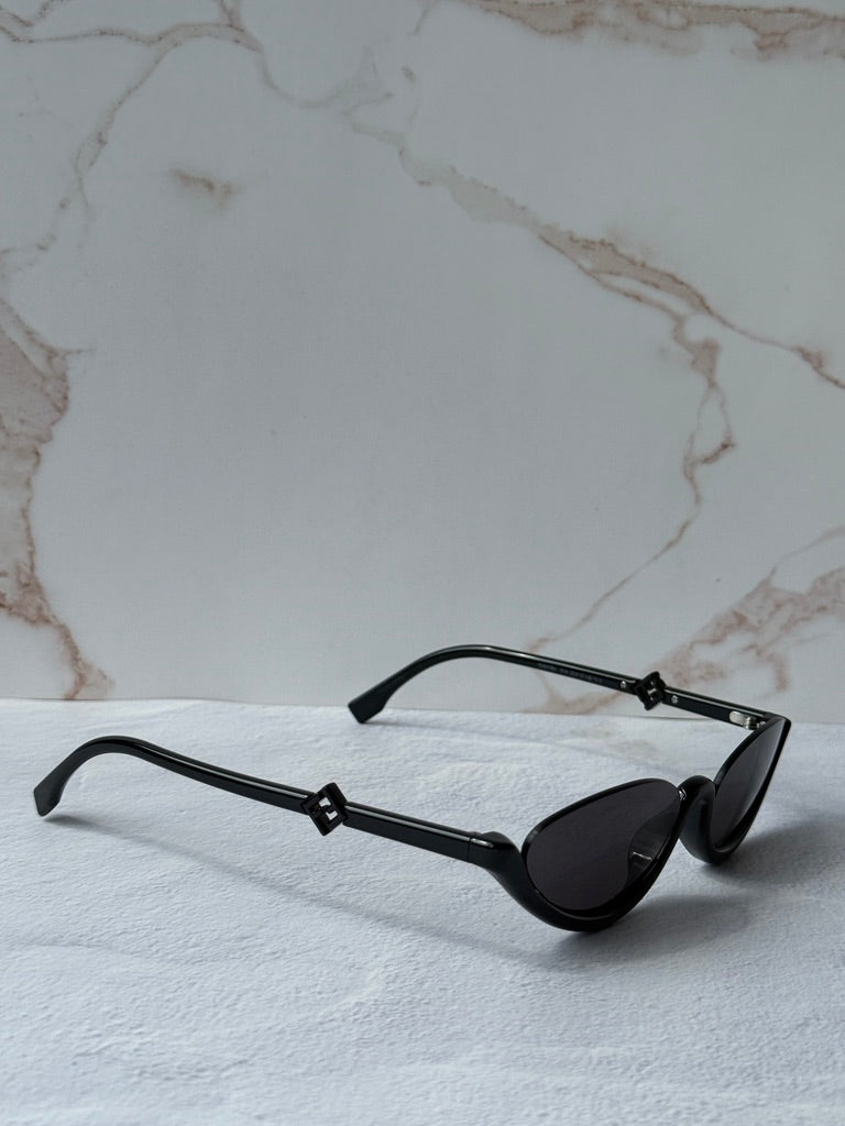 Fendi FE40178U Cat Eye Sunglasses in Black