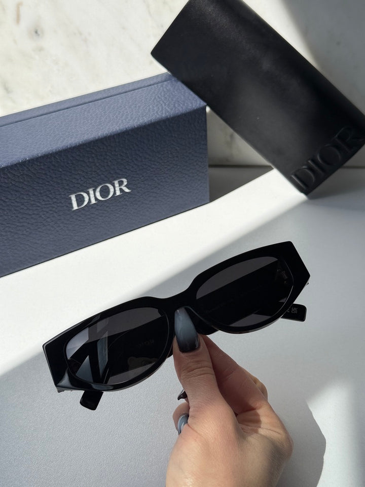 Dior CD Diamond S7F Cactus Jack Sunglasses in Black