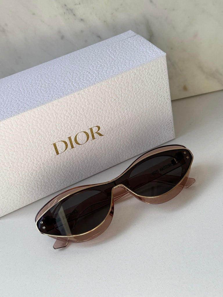 Dior Meteor B1I Cat Eye Sunglasses in Mauve