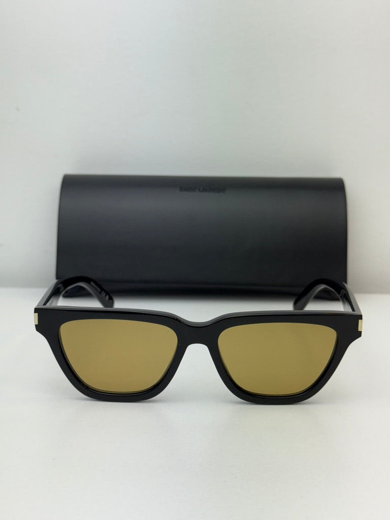 Saint Laurent SL462 Sulpice Black Yellow Lens Sunglasses