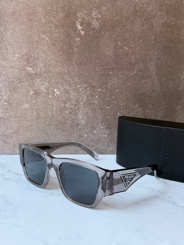 Prada PR10ZS Sunglasses in Transparent Asphalt