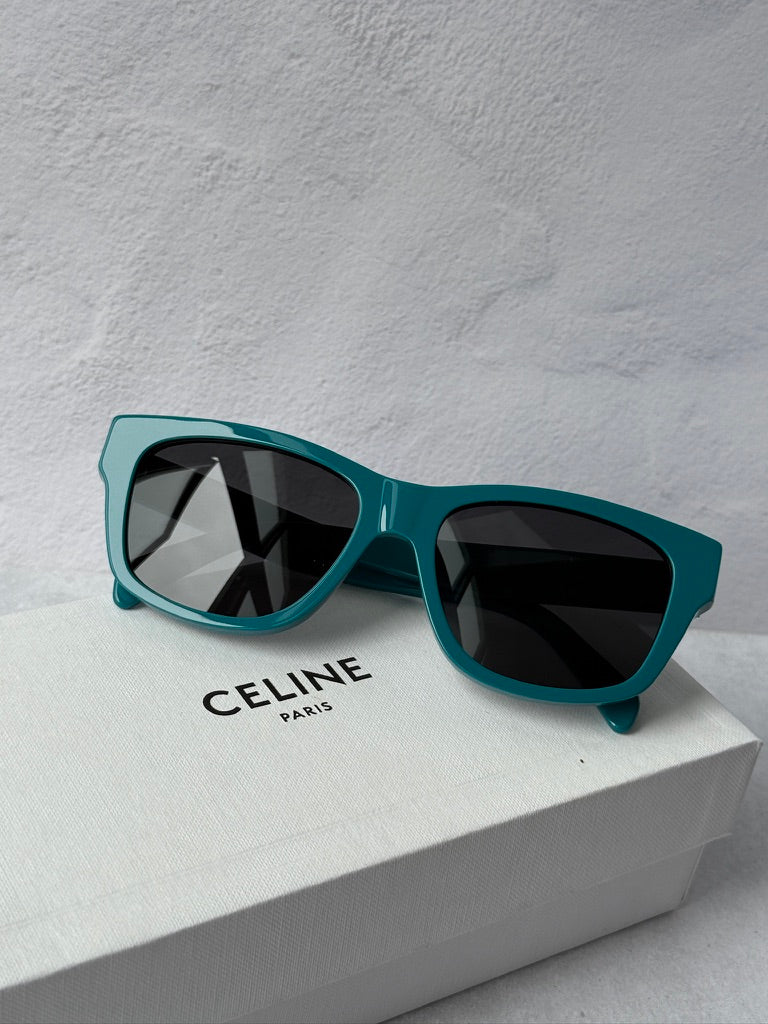 Celine CL40249U Green Logo Sunglasses