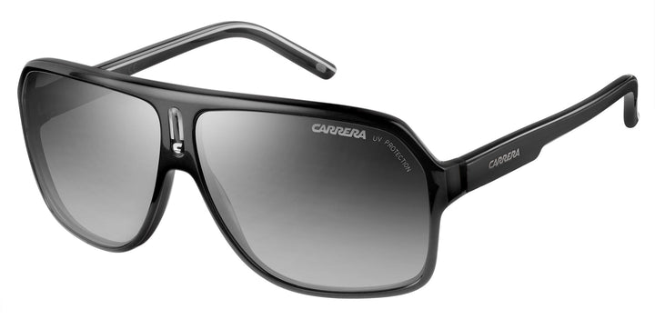 Carrera 27 Aviator Sunglasses in Black Grey Mirror