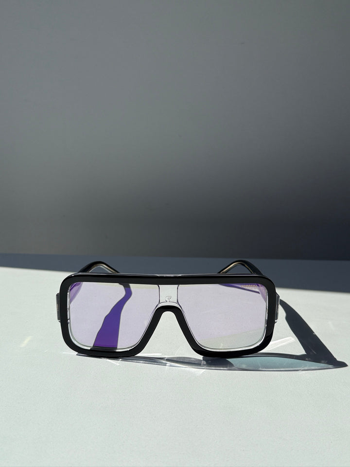 Carrera Flaglab 14 Oversized Aviator Sunglasses in Black