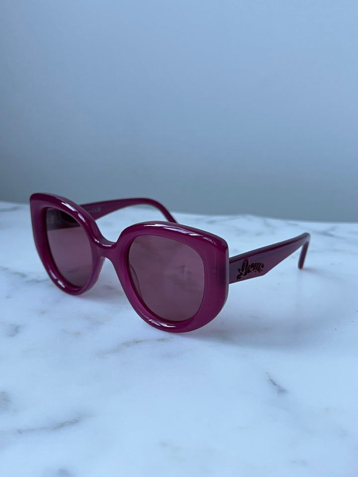Loewe LW40100I Curvy Sunglasses in Pink
