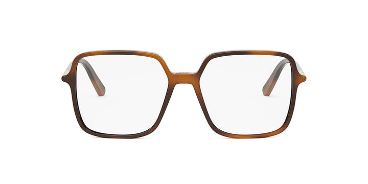 Dior Mini CD O S2F Square Frames in Havana Brown