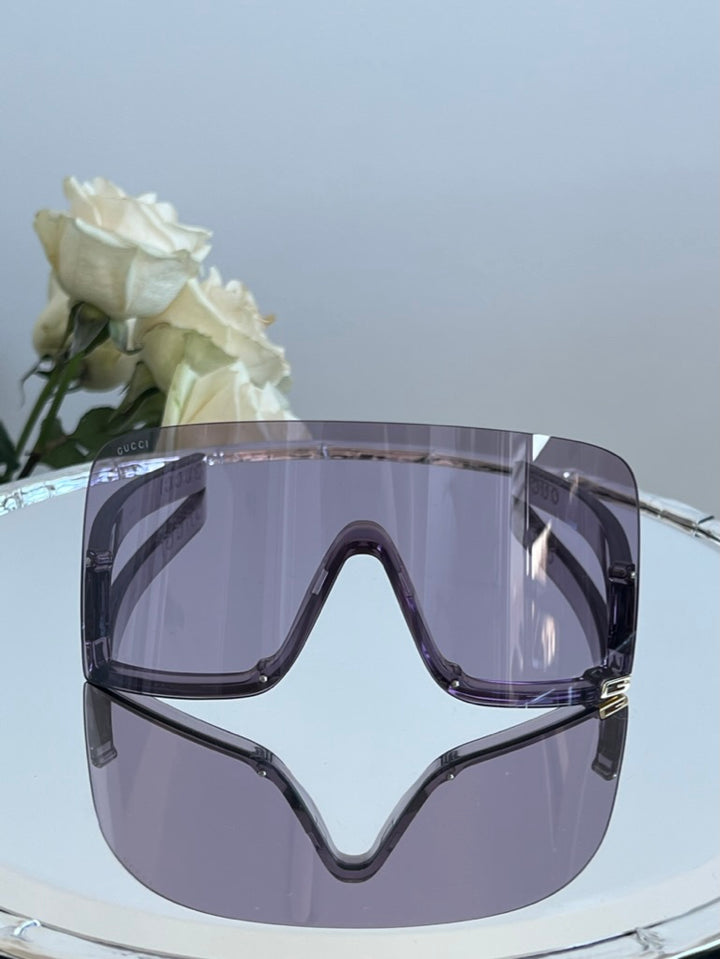 Gucci GG1631S Purple Shield Sunglasses