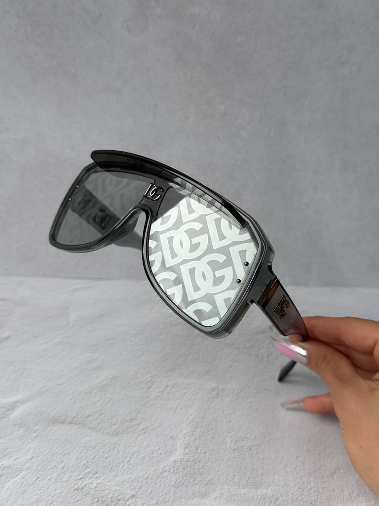 Dolce &amp; Gabbana DG6187 Gafas de sol rectangulares negras 