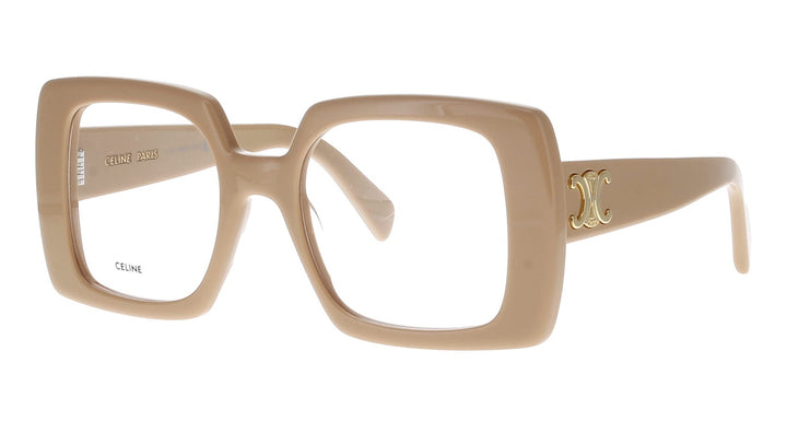 Celine CL50121I Triomphe Eyeglasses Frames in Beige