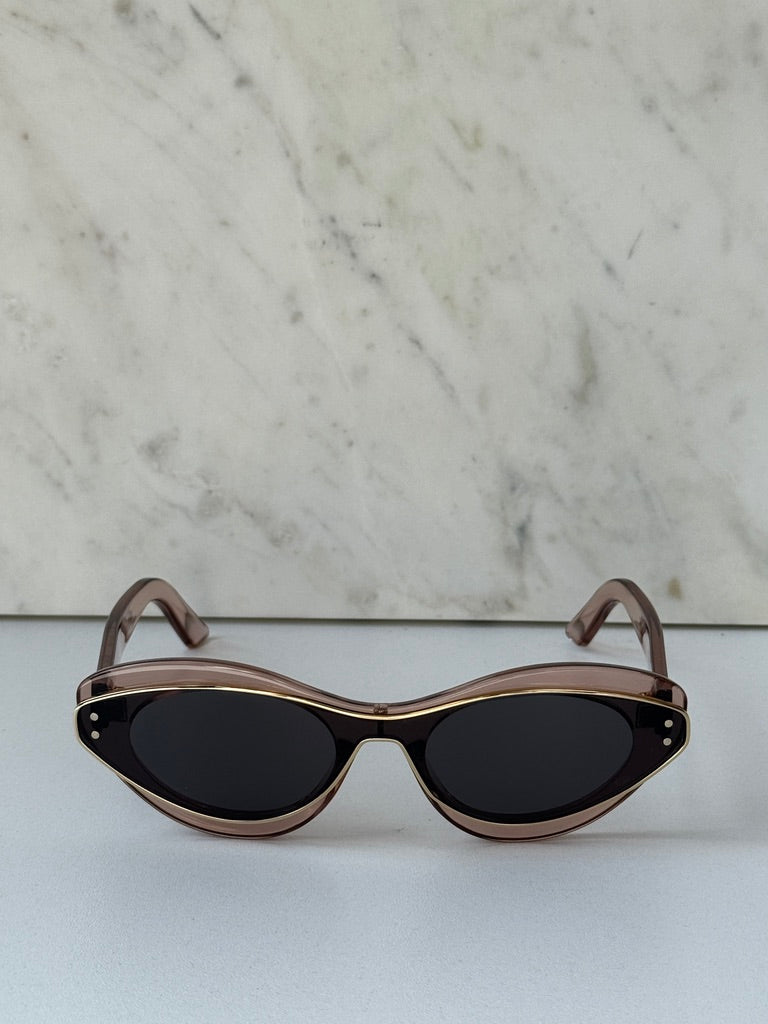 Dior Meteor B1I Cat Eye Sunglasses in Mauve