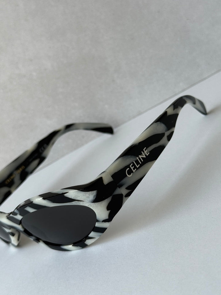 Celine CL40288I Monochroms Animal Print Cat Eye Sunglasses