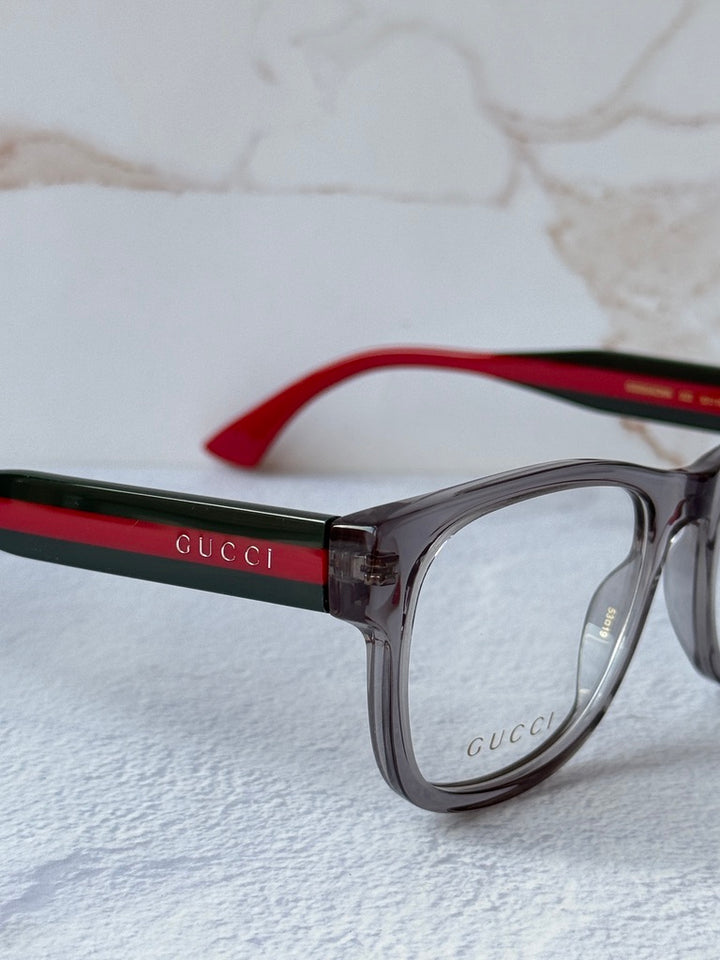 Gucci GG0004ONN Square Eyeglasses Frames in Grey