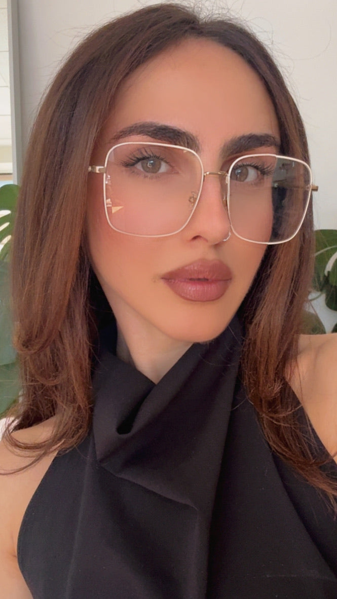 Gucci GG0445O Eyeglasses Frames in Gold Blue