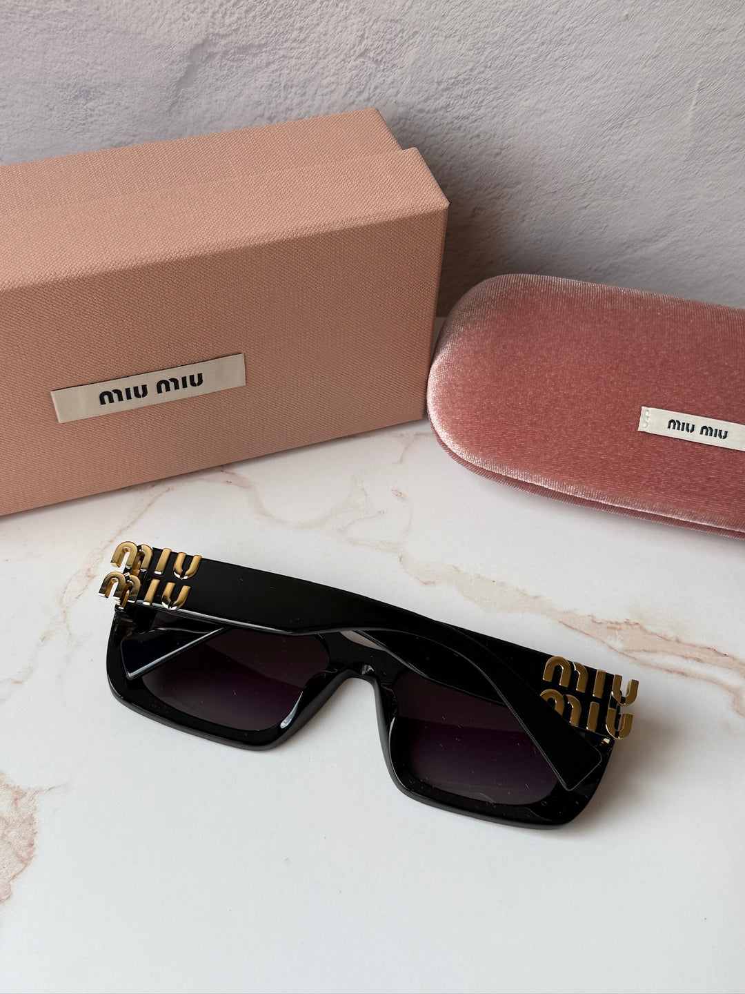 Miu Miu MU07YS Black Sunglasses