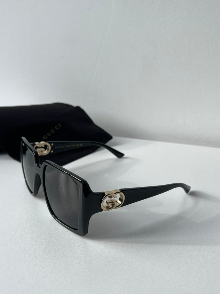 Gucci GG1692S Black Square Sunglasses