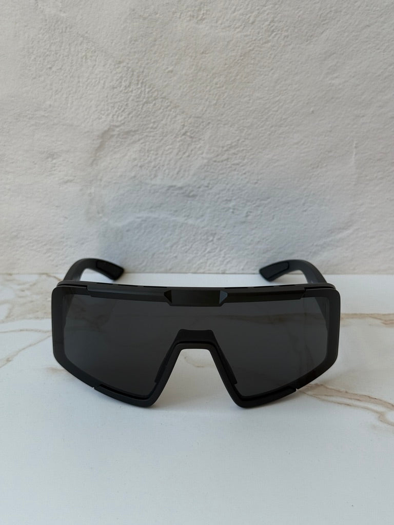 Prada Sport PS B07S Mask Sunglasses in Black