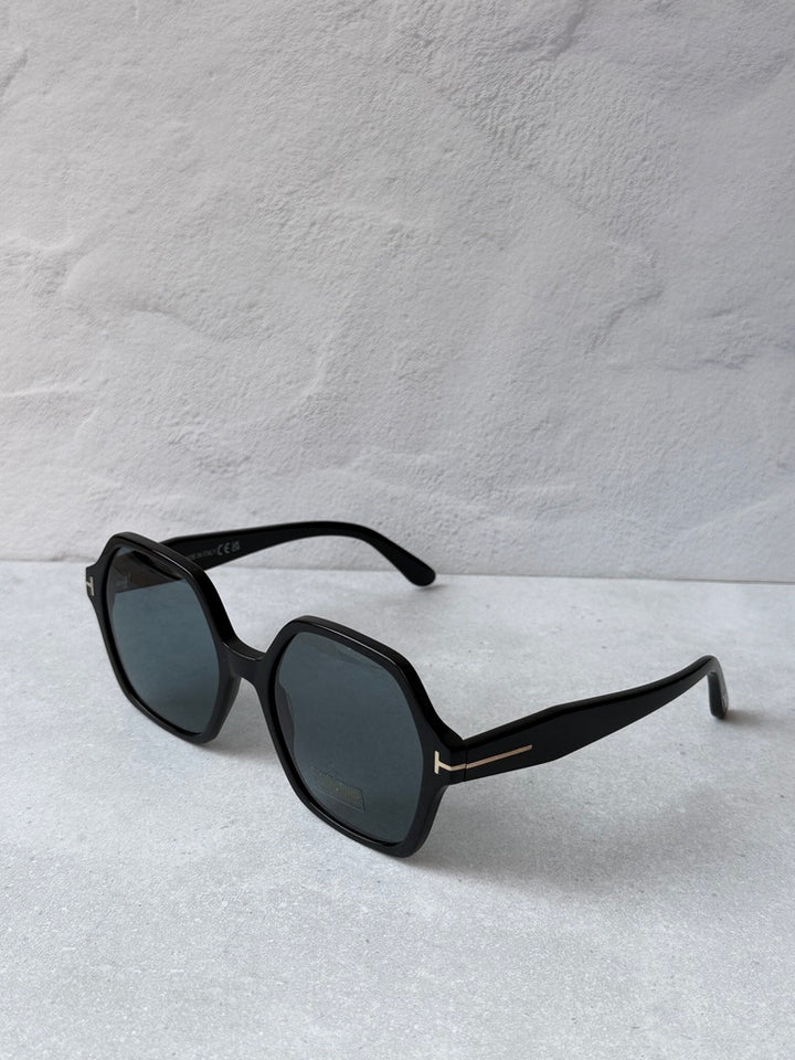 Tom Ford Romy FT1032 Sunglasses in Black Blue Lens