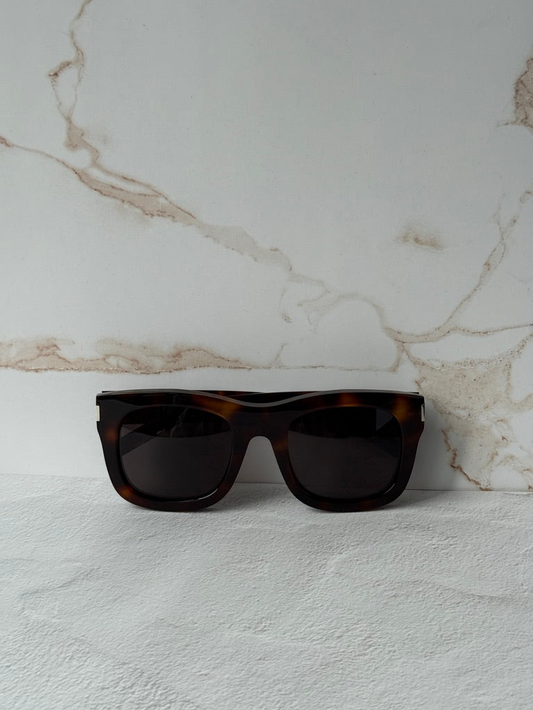Saint Laurent SL650 Monceau Sunglasses in Havana Brown