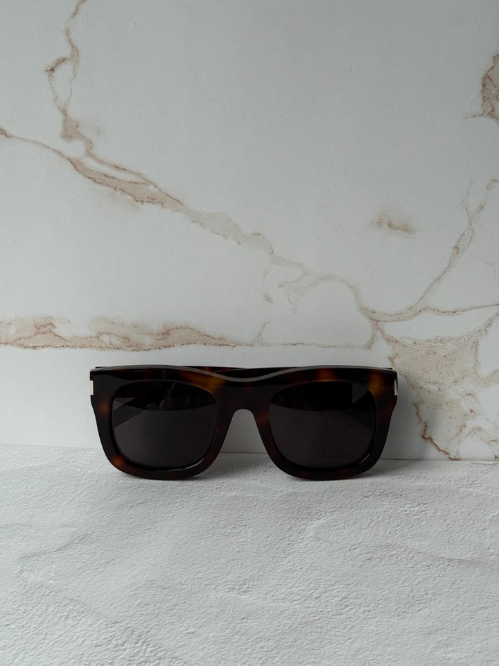 Saint Laurent SL650 Monceau Sunglasses in Havana Brown