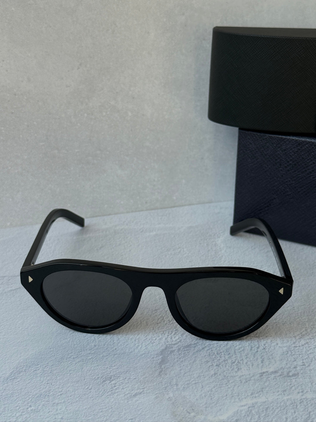 Prada PR B15S Black Sunglasses