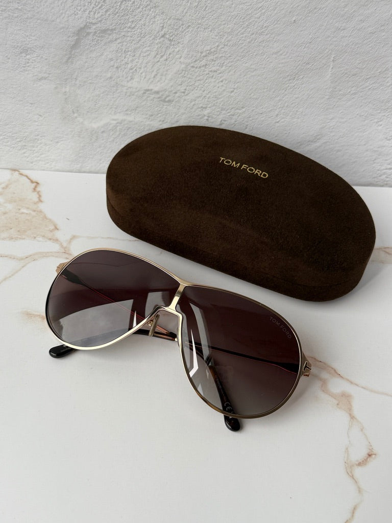 Tom Ford Gaia FT1174 Sunglasses in Rose Gold