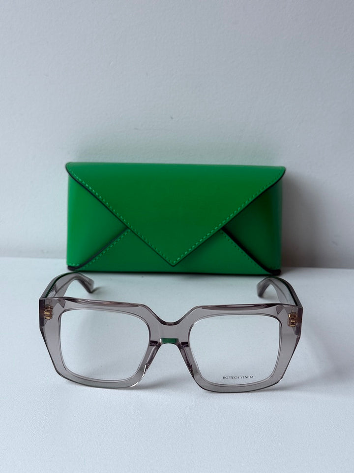 Bottega Veneta BV1409O Transparent Thick Rim Frames